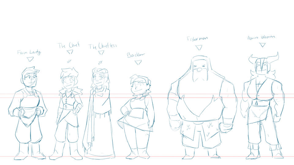 Village Vikings WIP