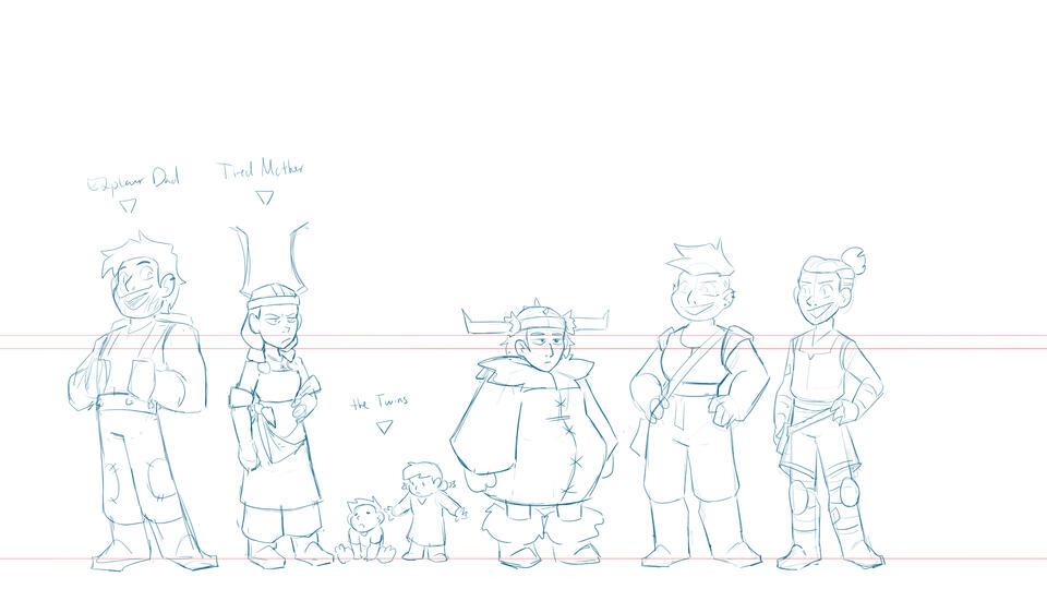 Viking Family WIP
