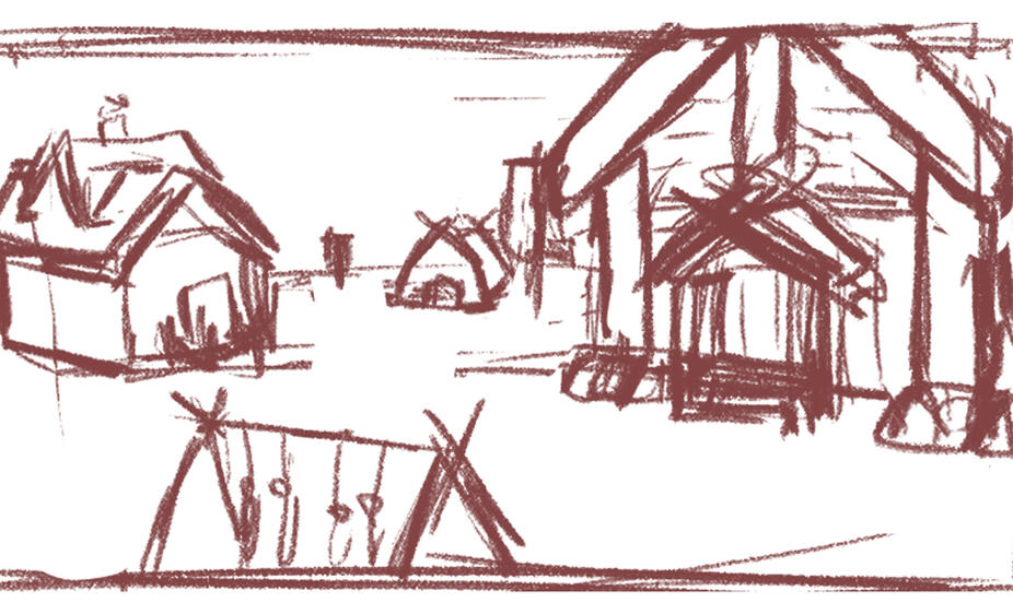 Background Design - The Village WIP
