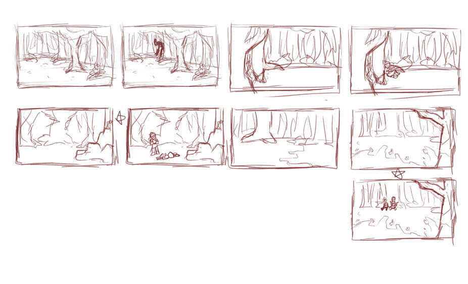 Background Design - Dark Forest WIP