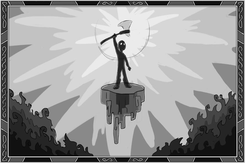 Tapestries Designs - The Hero WIP