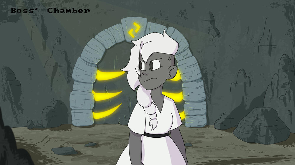 Background Design Forest Temple - Boss' Chamber